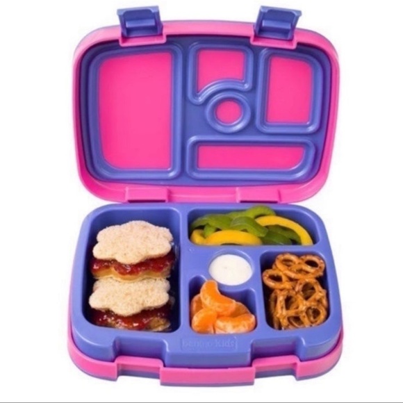 Bentgo Kids Durable & Leak-Proof Lunch Box In a right Pink/Purple - Picture 7 of 11